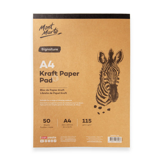 KRAFT PAPER PAD A4 50SHEETS