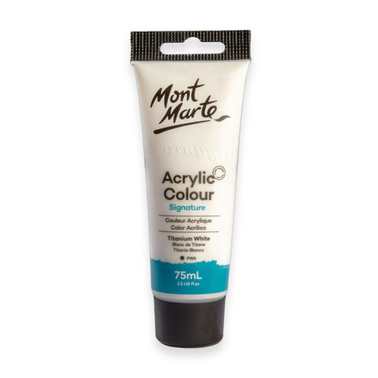 STUDIO ACRYLIC PAINT 75ML TITANIUM WHITE