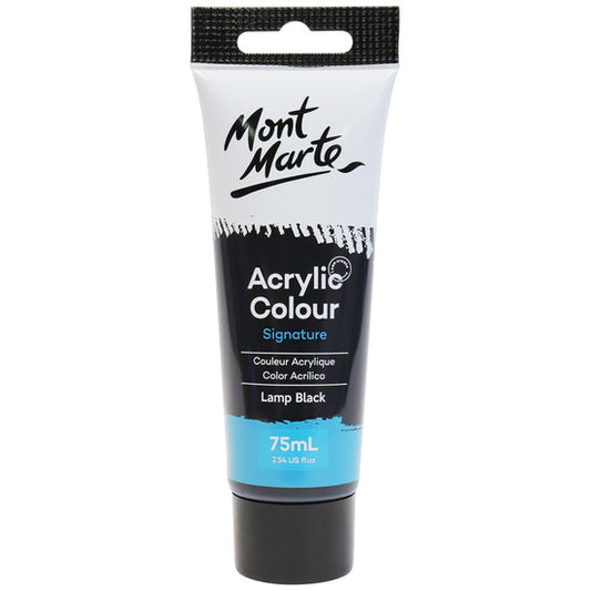 STUDIO ACRYLIC PAINT 75ML LAMP BLACK