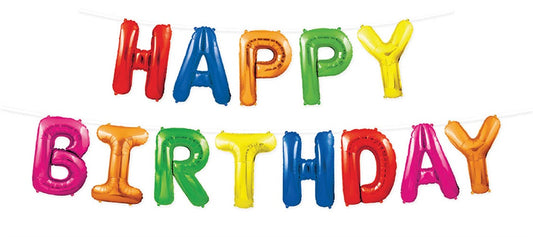 BANNER BALLOON FOIL 35CM BRIGHT HB