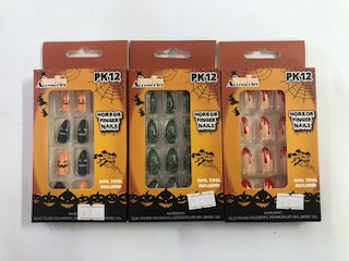 FINGER NAILS HORROR PK12