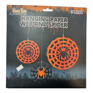 SPIDER WEBS PAPER DECO