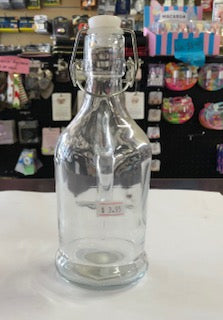 GLASS CLIP BOTTLE 350ML