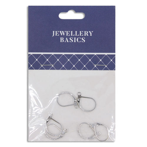 EARRING HOOK 15MM BLACK