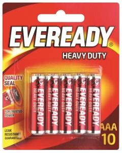 AAA BATTERY EVEREADY HD 10PK