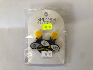 TEACHER EARRINGS BEE