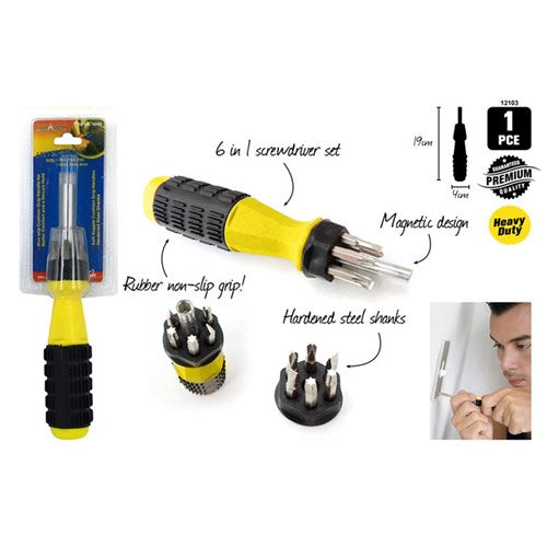 SCREWDRIVER 6IN1 SET