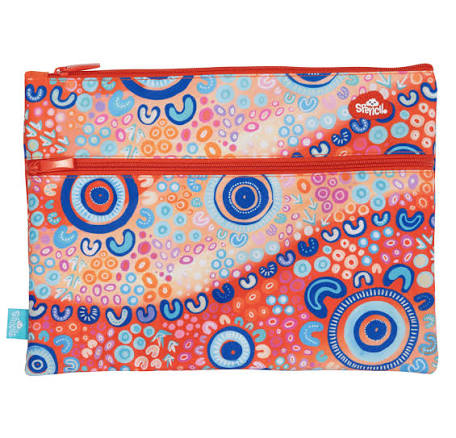 PENCIL CASE A4 TWIN ZIP NGOOTYPOORTEEN