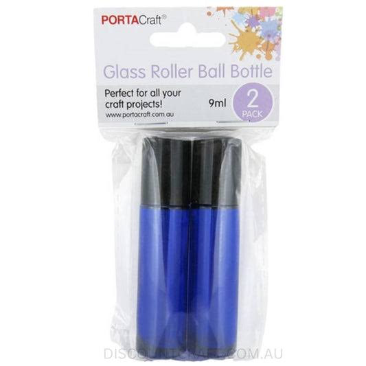 ROLLER BALL BOTTLES PK2 9ML BLUE