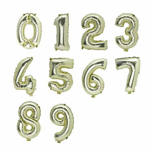 FOIL BALLOON LIGHT GOLD 36CM 8