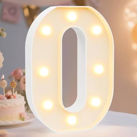 LIGHT LETTER O