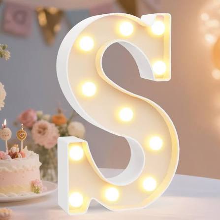 LIGHT LETTER S