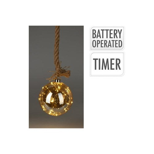 LIGHT BALL HANG DECO 15LED 15CM