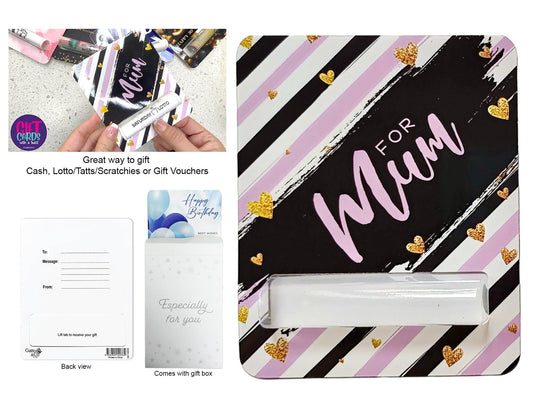 GIFT CARD WITH A TWIST - FOR MUM