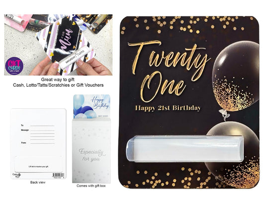 GIFT CARD WITH A TWIST - 21ST