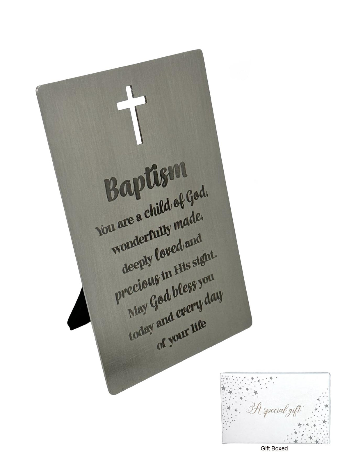BAPTISM METAL PLAQUE