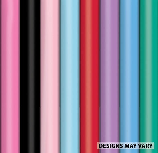 WRAPPING PAPER 3M X 70CM SOLID
