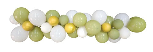 BALLOON GARLAND 40PK SAGE