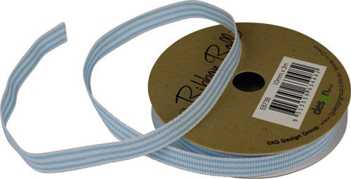 RIBBON WS 10MM X 3M LIGHT BLUE WHITE