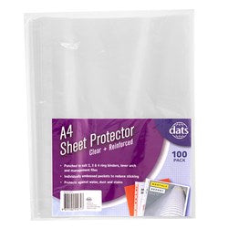A4 SHEET PROTECTORS 100PK