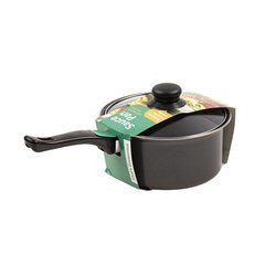 SAUCEPAN W/GLASS LID 20X9CM