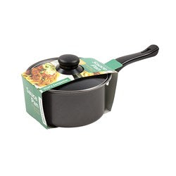 SAUCEPAN W/GLASS LID 18X9CM