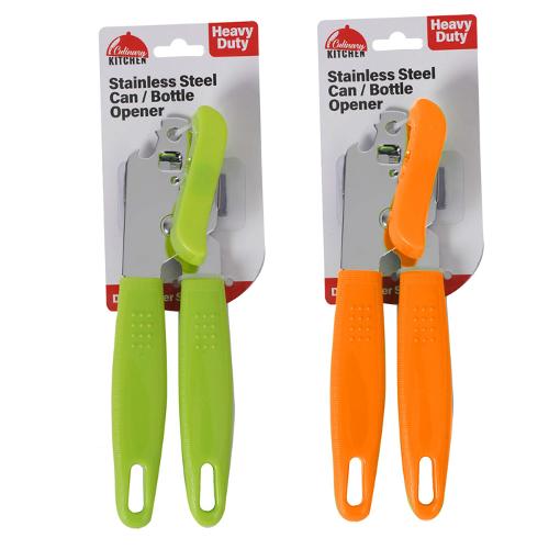 CAN OPENER DELUXE W/COLOUR HANDLE
