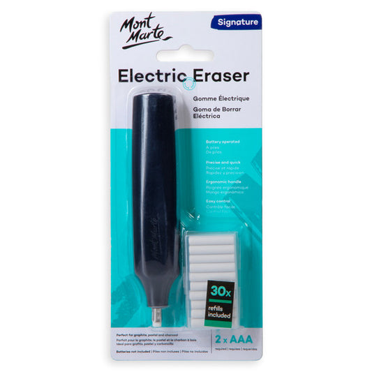 ERASER ELECTRIC W/30PC ERASERS MM