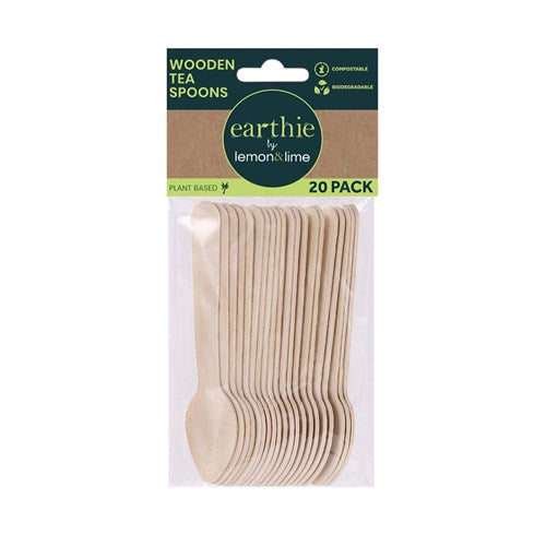 TEASPOONS ECO WOODEN 20PK 11CM