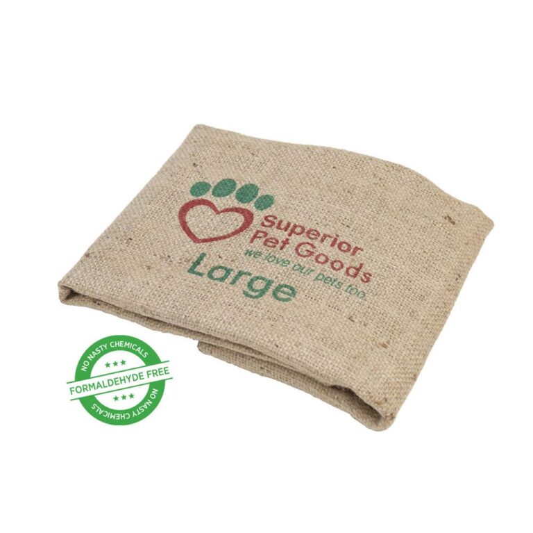 HESSIAN COVER FITTED LARGE