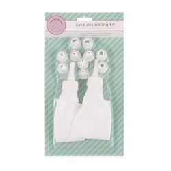 CAKE DECORATING KIT W/NOZZLES 12PC