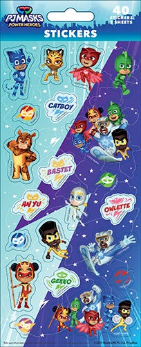 STICKER SHEET PJ MASKS