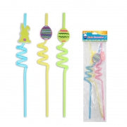 EASTER STRAWS 3PK