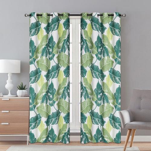 CURTAIN BO 140X223CM LARGE LEAF