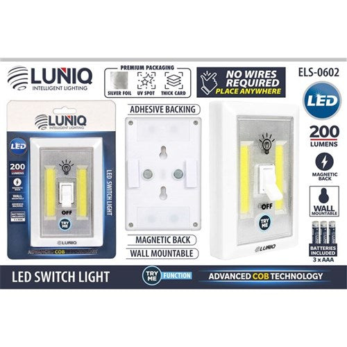 SWITCH LIGHT COB LED 3 X AAA