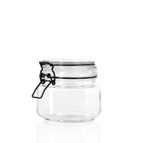 GLASS CLIP JAR FIDO 500ML