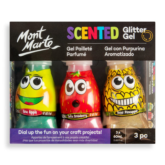 GLITTER GEL SCENTED 3PC X 60ML MM