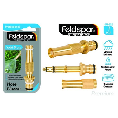 BRASS HOSE SPRAY NOZZLE