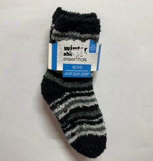 SOCKS BED BOYS STRIPE PLAIN