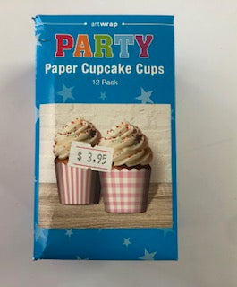 BAKING CUPS 12PK PINK