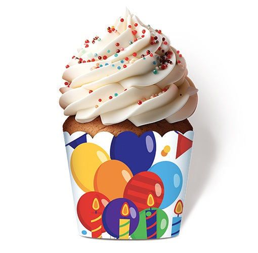 BAKING CUPS 12PK B'DAY