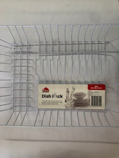 DISH DRAINER WIRE WHITE 43X32X9CM
