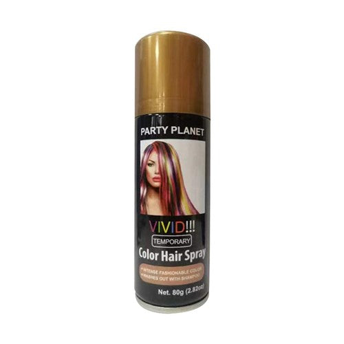 HAIR SPRAY COLOURED GOLD