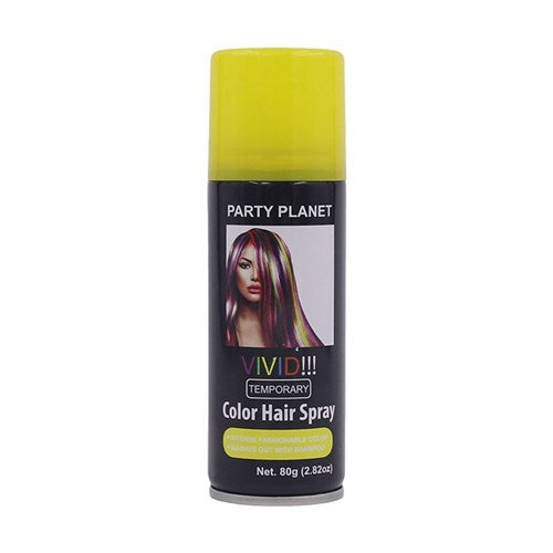 HAIR SPRAY COLOURED YELLOW