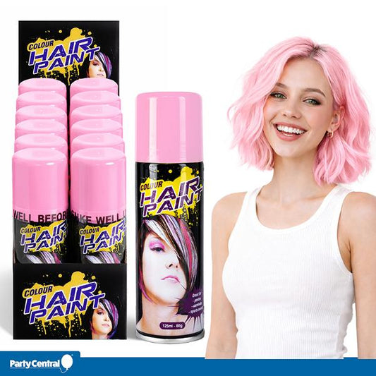 HAIR SPRAY COLOURED 125ML BABY PINK