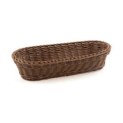 BASKET WOVEN LONG BREAD 32X13X8CM