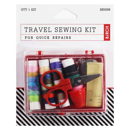 SEWING KIT W/SCISSORS BIRCH