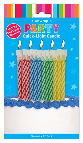 CANDLE QUICK LIGHT 12PK GENERAL