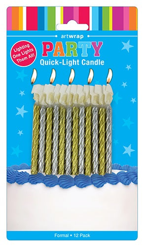 CANDLE QUICK LIGHT 12PK FORMAL