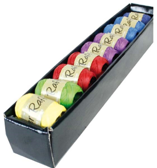 RAFFIA EGGS 10M GENERAL ASST